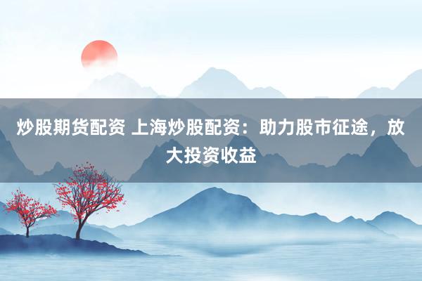 炒股期货配资 上海炒股配资:助力股市征途,放大投资收益